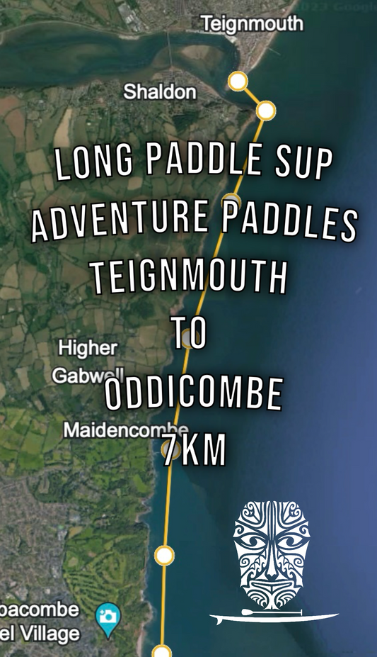 SUP Teignmouth to Oddicombe 7km