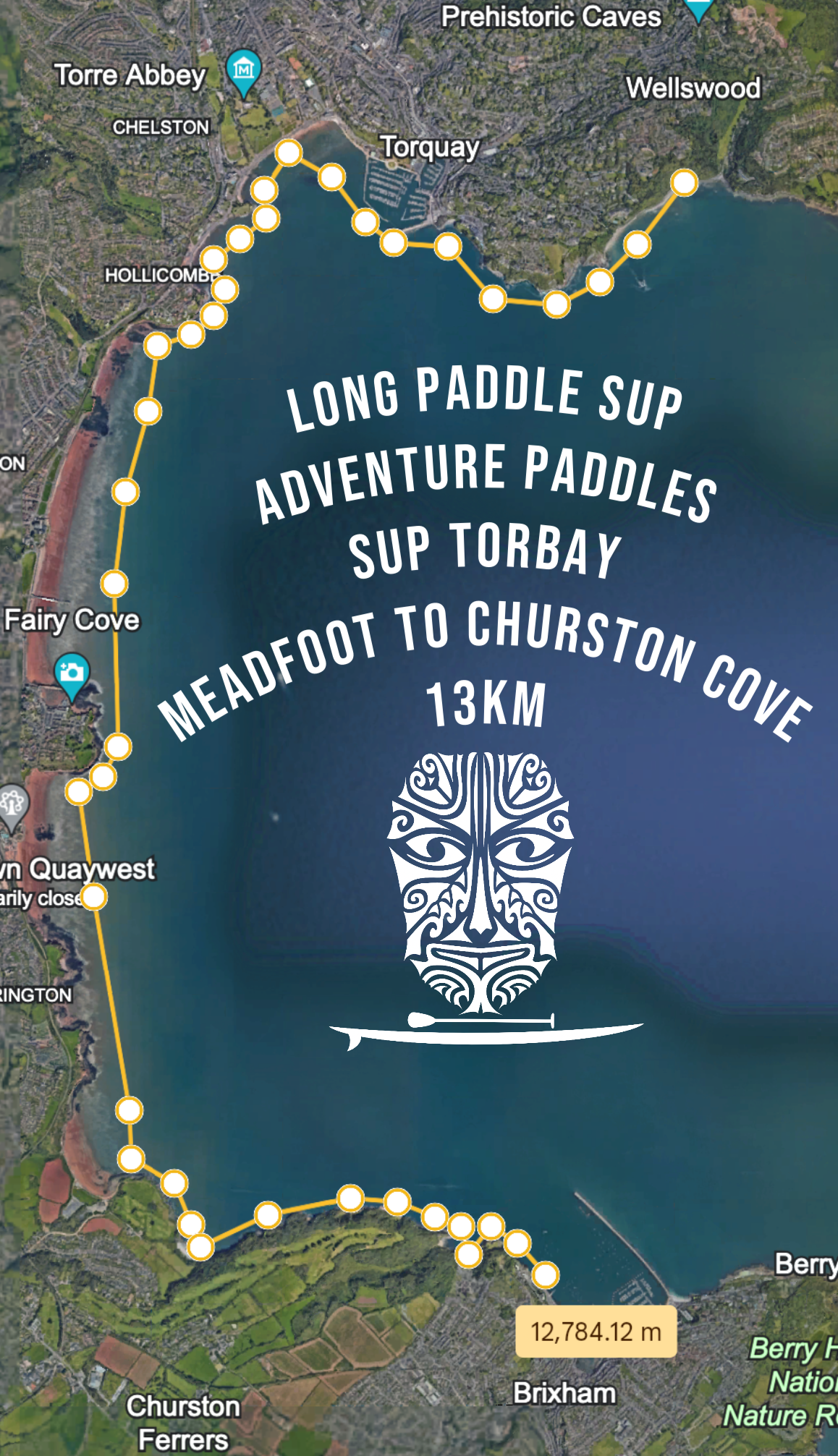 SUP Paddle Torbay- Meadfoot to Brixham 13km